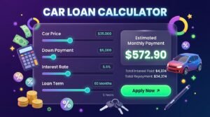 Car Loan Calculator — Calculate Vehicle Loan EMI & Interest